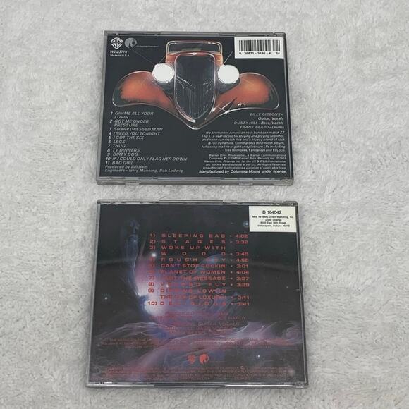 ZZ Top Afterburner and Eliminator CDs 80's Rock Warner Bros. Tested/Works - Picture 2 of 11